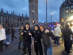 Boksarske priprave v Londonu - februar 2023